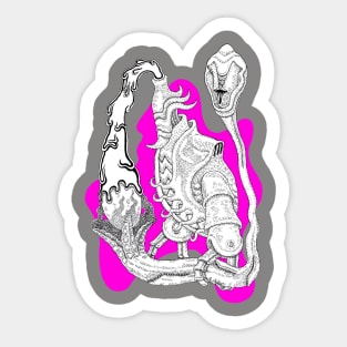 The Egg Splasher Sticker